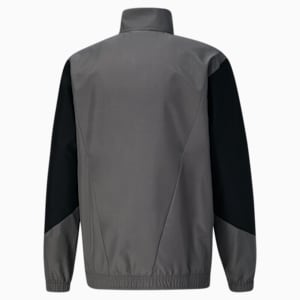 Cheap Jmksport Jordan Outlet x FIRST MILE Men's Woven Full-Zip Running Jacket, CASTLEROCK-Puma Black, extralarge